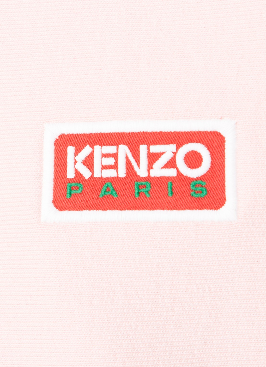 KENZO Sweater met logo- en backprint - detail 5 lichtroze