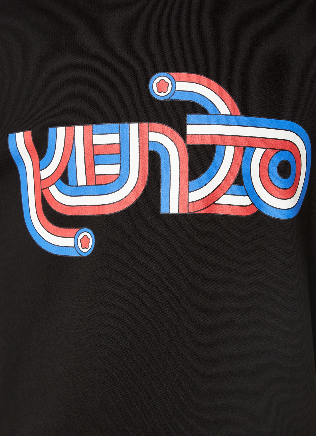 KENZO Sweater met logoprint - detail 3 zwart