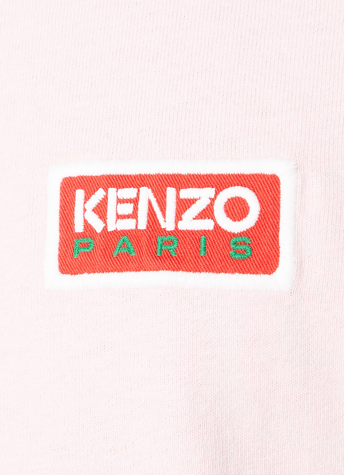KENZO T-shirt met logo- en backprint - detail 3 lichtroze