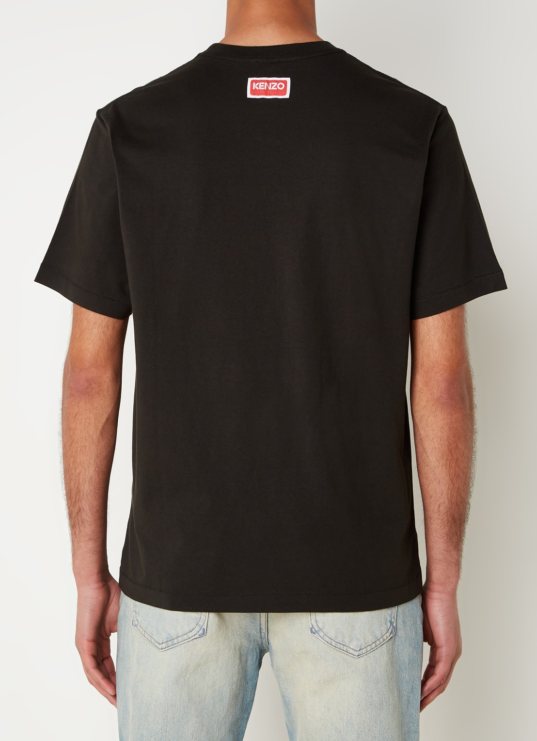 KENZO T-shirt met logoprint - achterkant 5 zwart