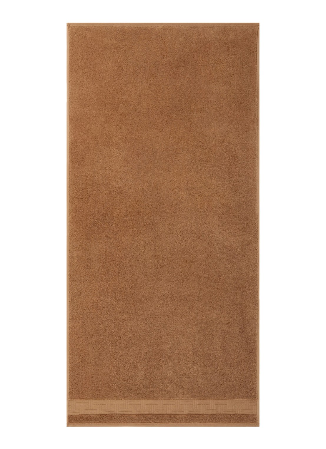 KENZO Weave badhanddoek - 55 x 100 cm - voorkant 2 camel