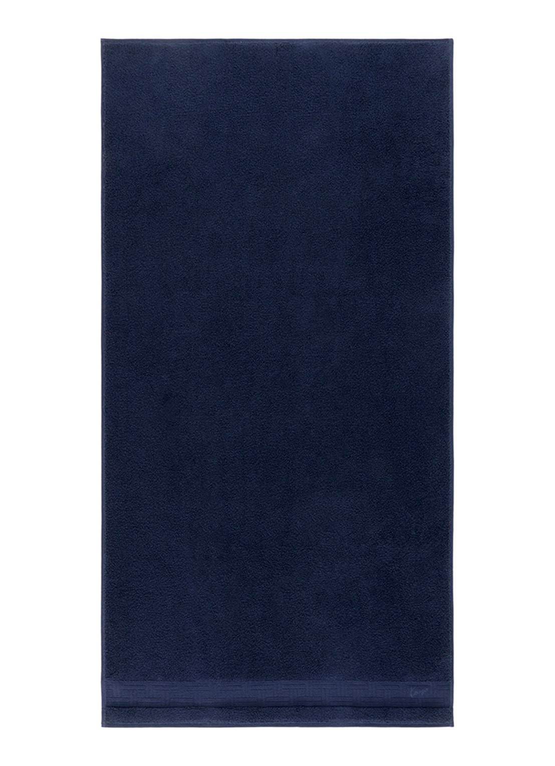 KENZO Weave badhanddoek - 70 x 140 cm - voorkant 2 donkerblauw