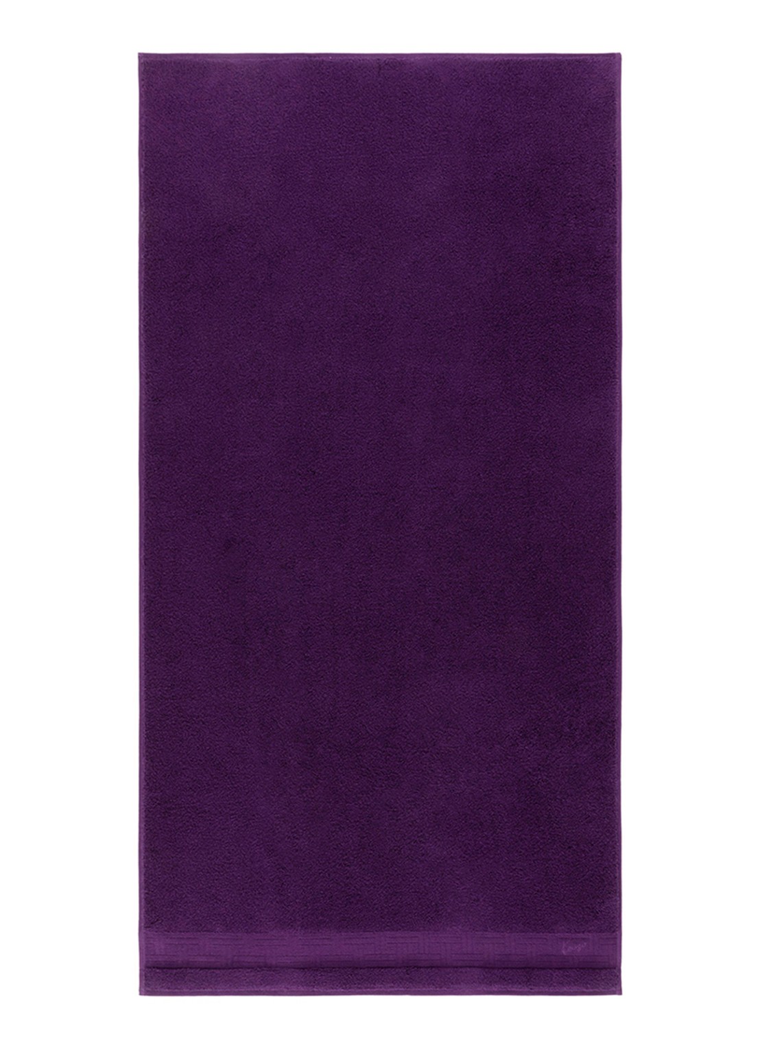 KENZO Weave badhanddoek - 70 x 140 cm - voorkant 2 aubergine