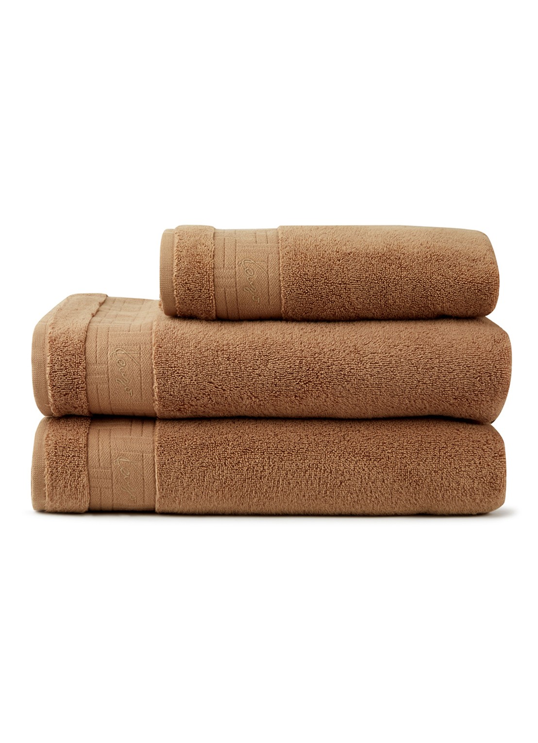 KENZO Weave badlaken - 92 x 150 cm - detail 2 camel