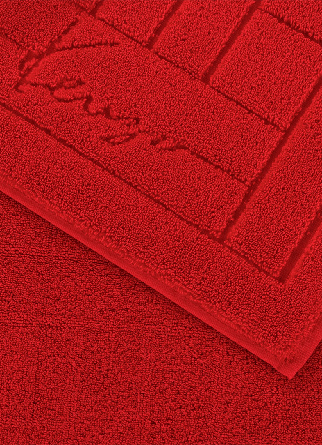KENZO Weave badmat 55 x 80 cm - voorkant 2 rood