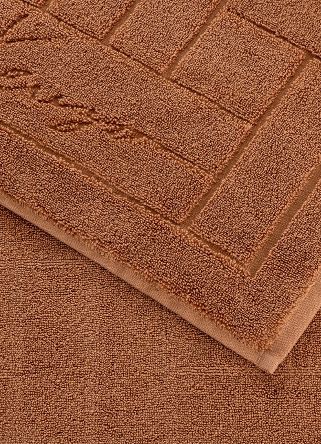 KENZO Weave badmat 55 x 80 cm - detail 2 camel