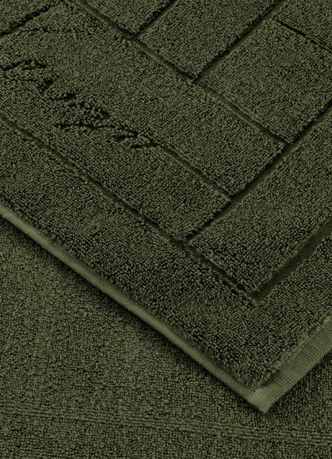 KENZO Weave badmat 55 x 80 cm - detail khaki