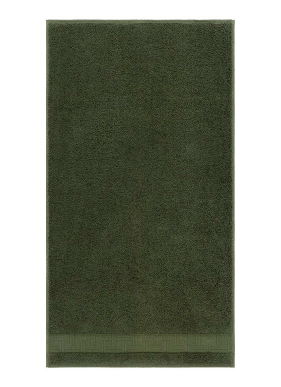 KENZO Weave gastendoek - 45 x 70 cm - voorkant khaki