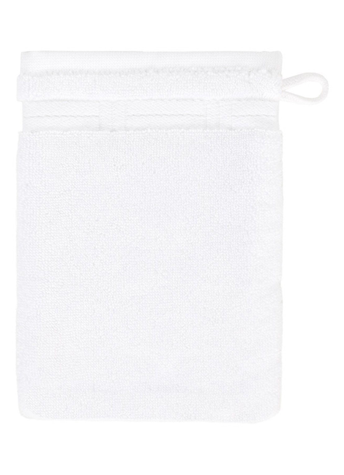 KENZO Weave washand - 16 x 22 cm - voorkant wit