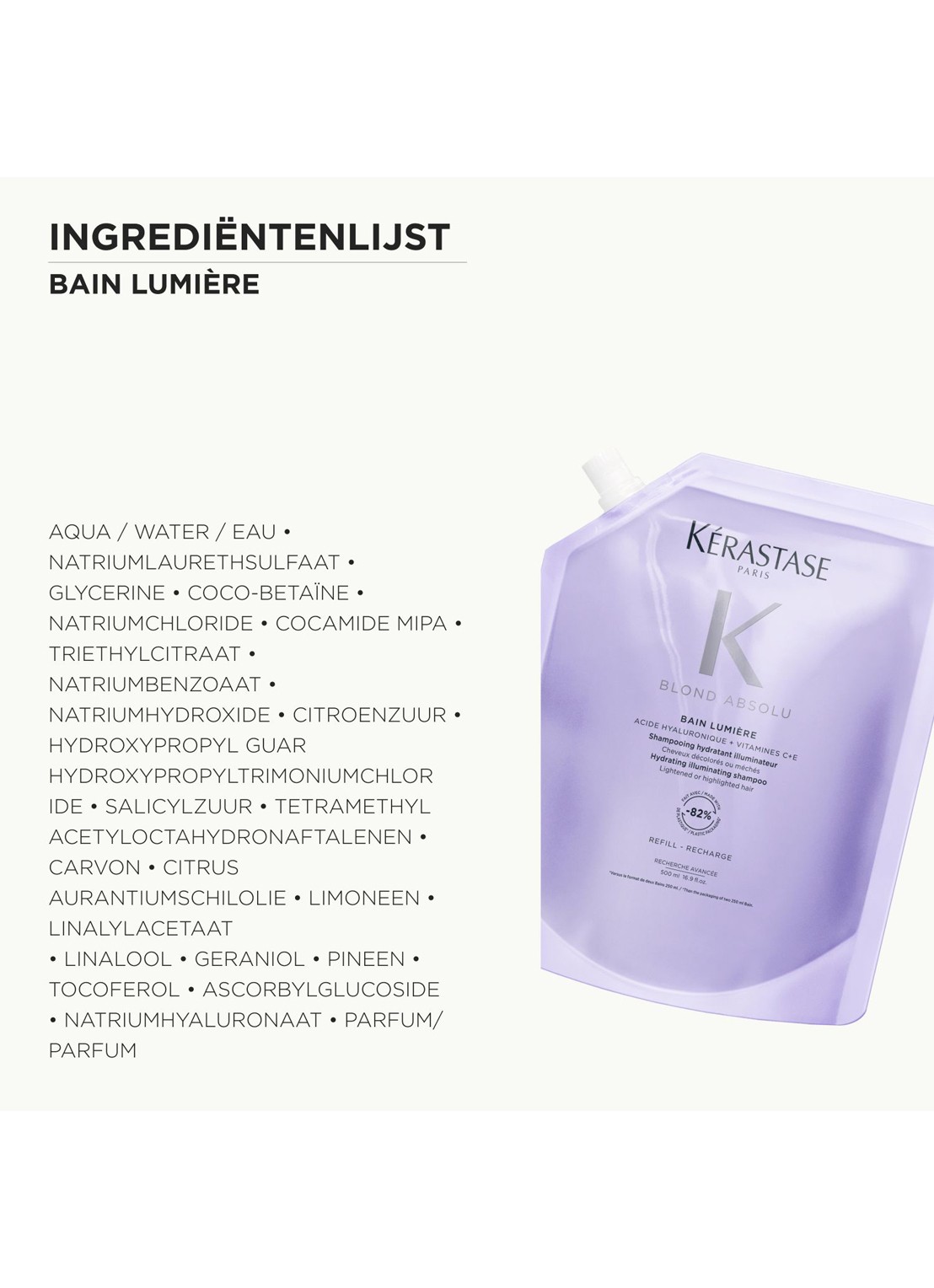 Kérastase Blond Absolu Bain Lumière - shampoo navulling - detail 5 beige