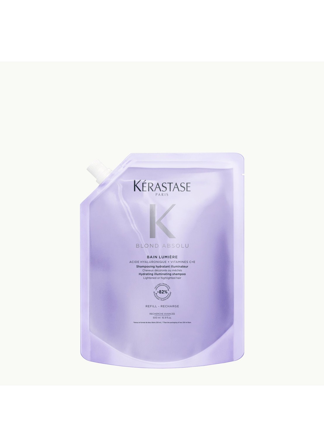 Kérastase Blond Absolu Bain Lumière - shampoo navulling - voorkant beige