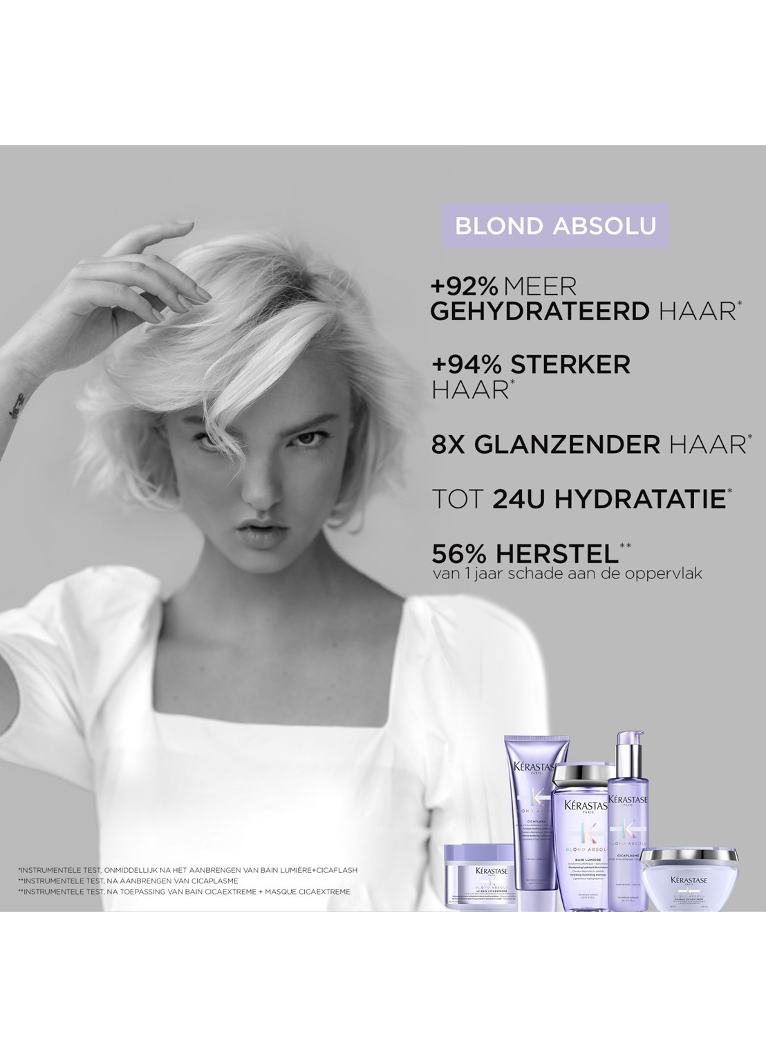 Kérastase Blond Absolu Cicaplasme - haarserum - achterkant 5 beige