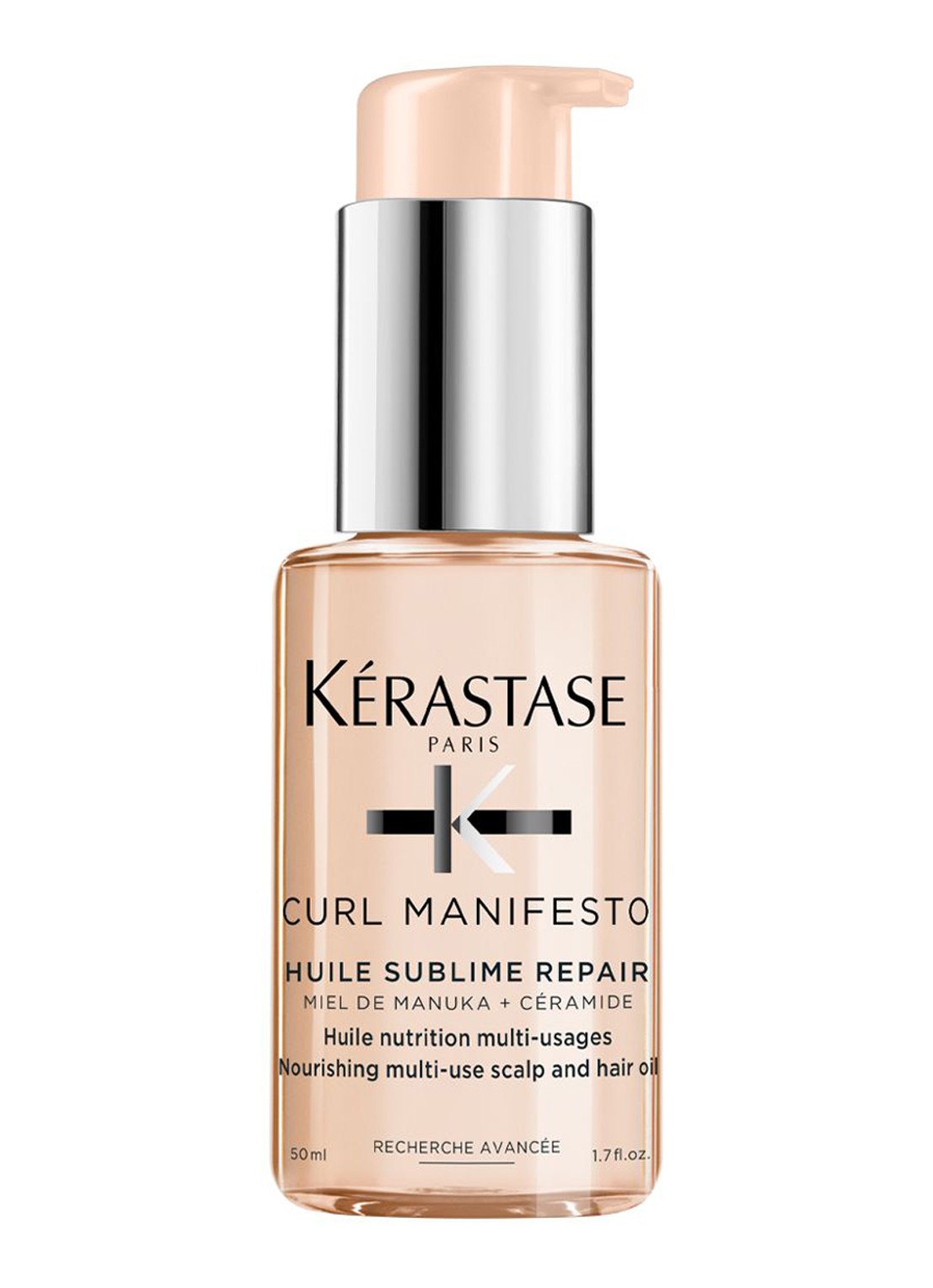 Kérastase Curl Manifesto Huile Sublime Repair - haarolie - voorkant 2 beige
