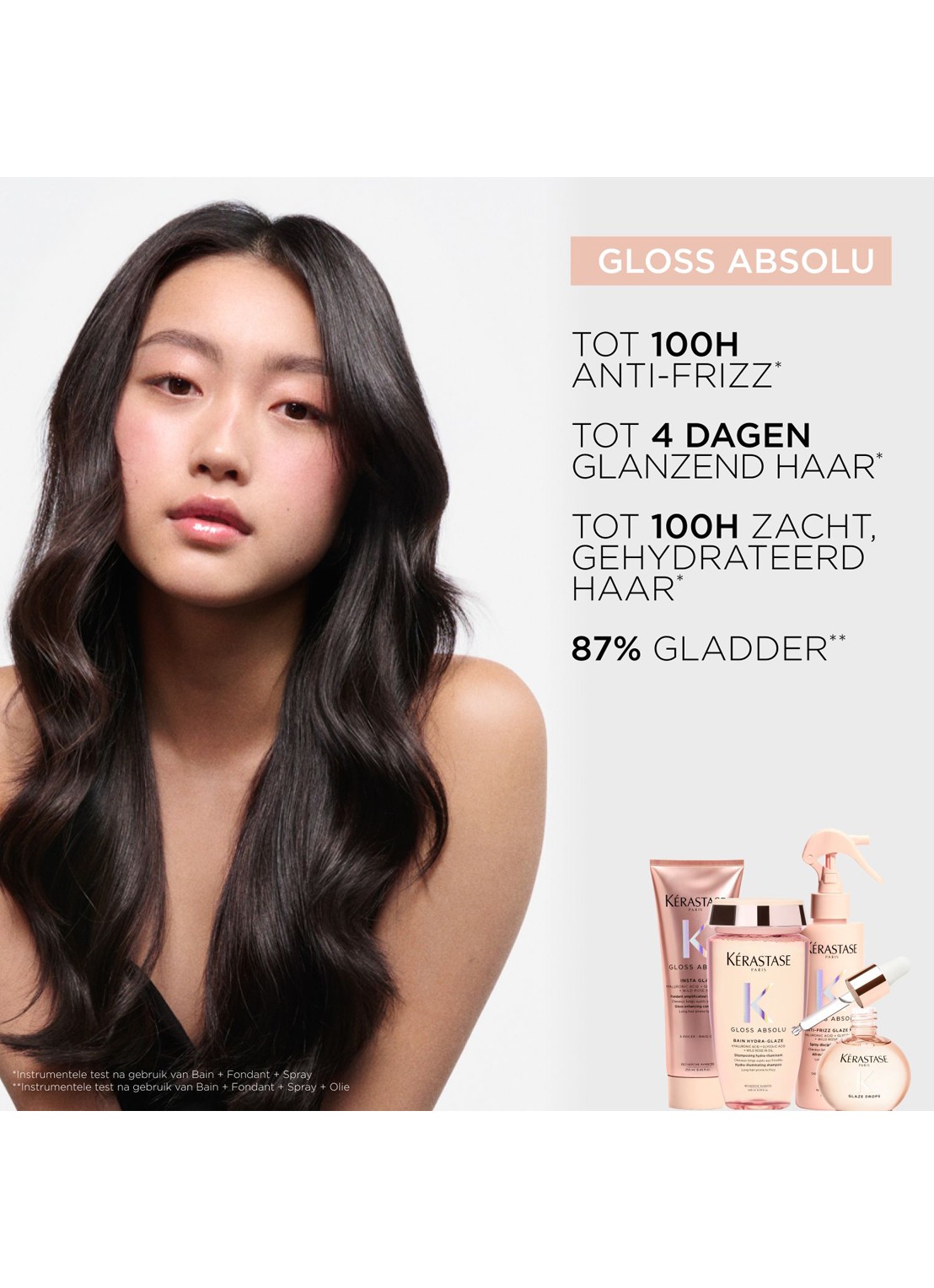 Kérastase Gloss Absolu Anti-Frizz Glaze Milk - leave-in haarspray - achterkant undefined