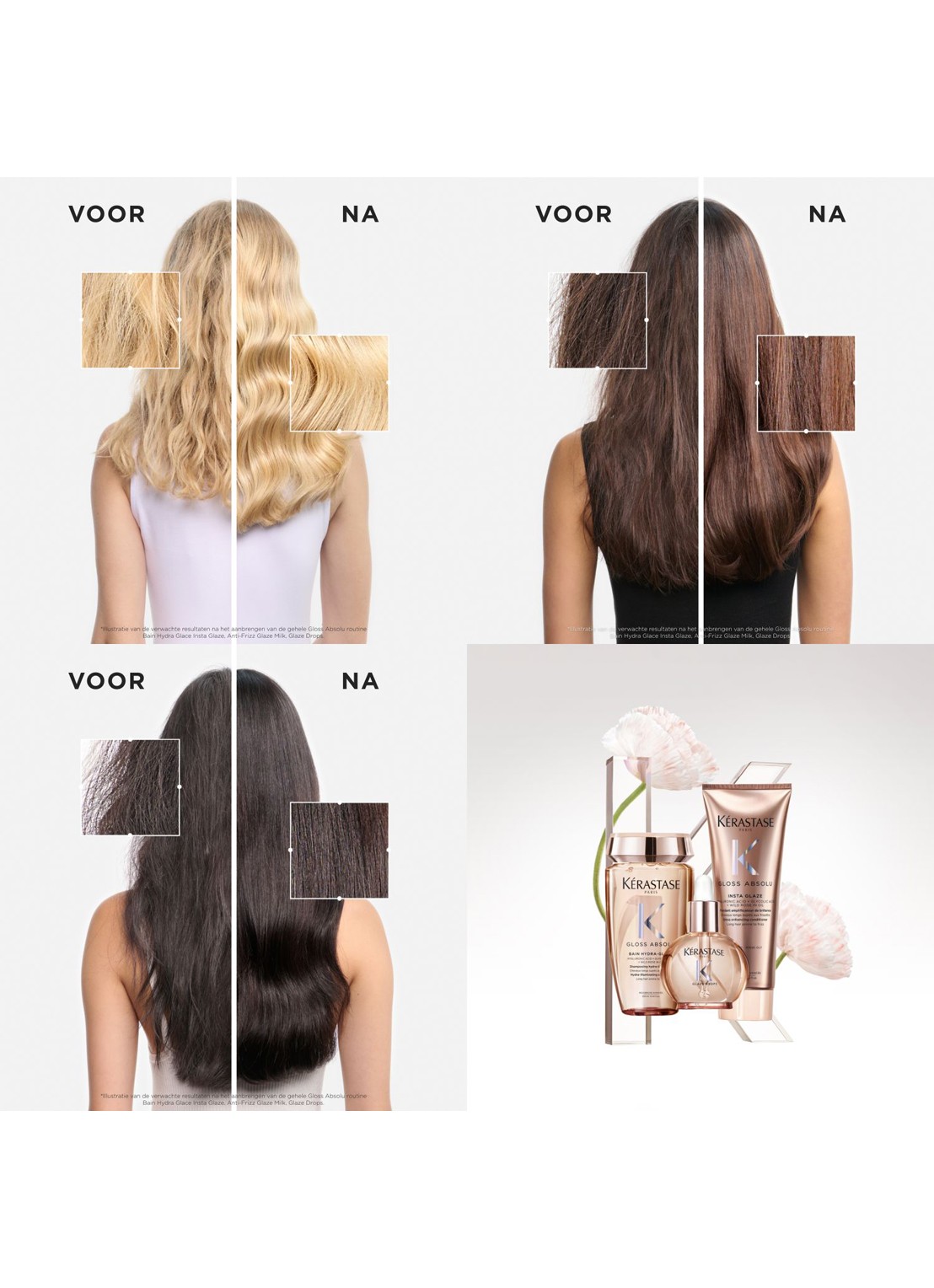 Kérastase Gloss Absolu Anti-Frizz Glaze Milk - leave-in haarspray - voorkant 7 undefined