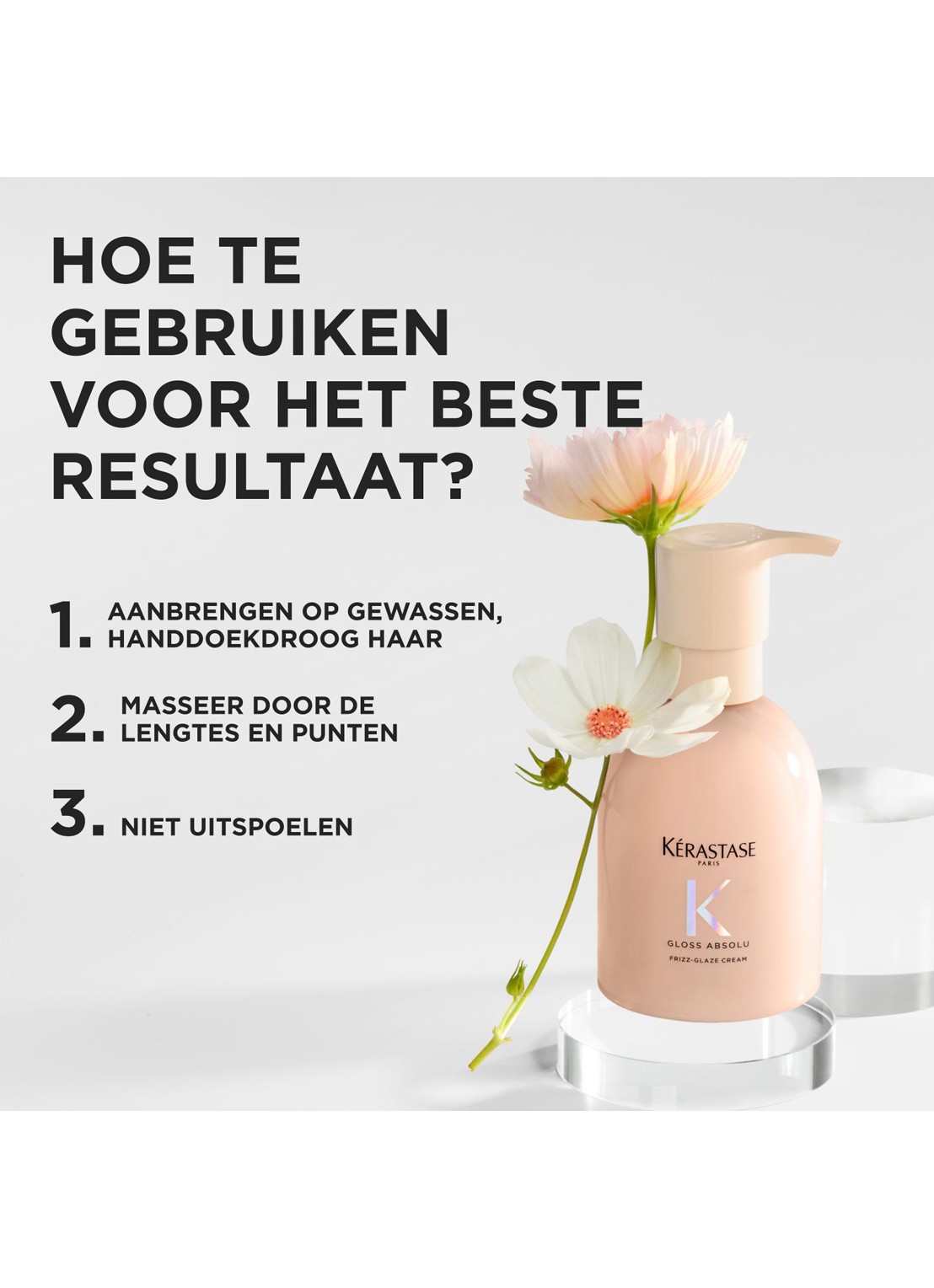 Kérastase Gloss Absolu Frizz-Glaze Cream -  stylingcrème - detail 2 undefined
