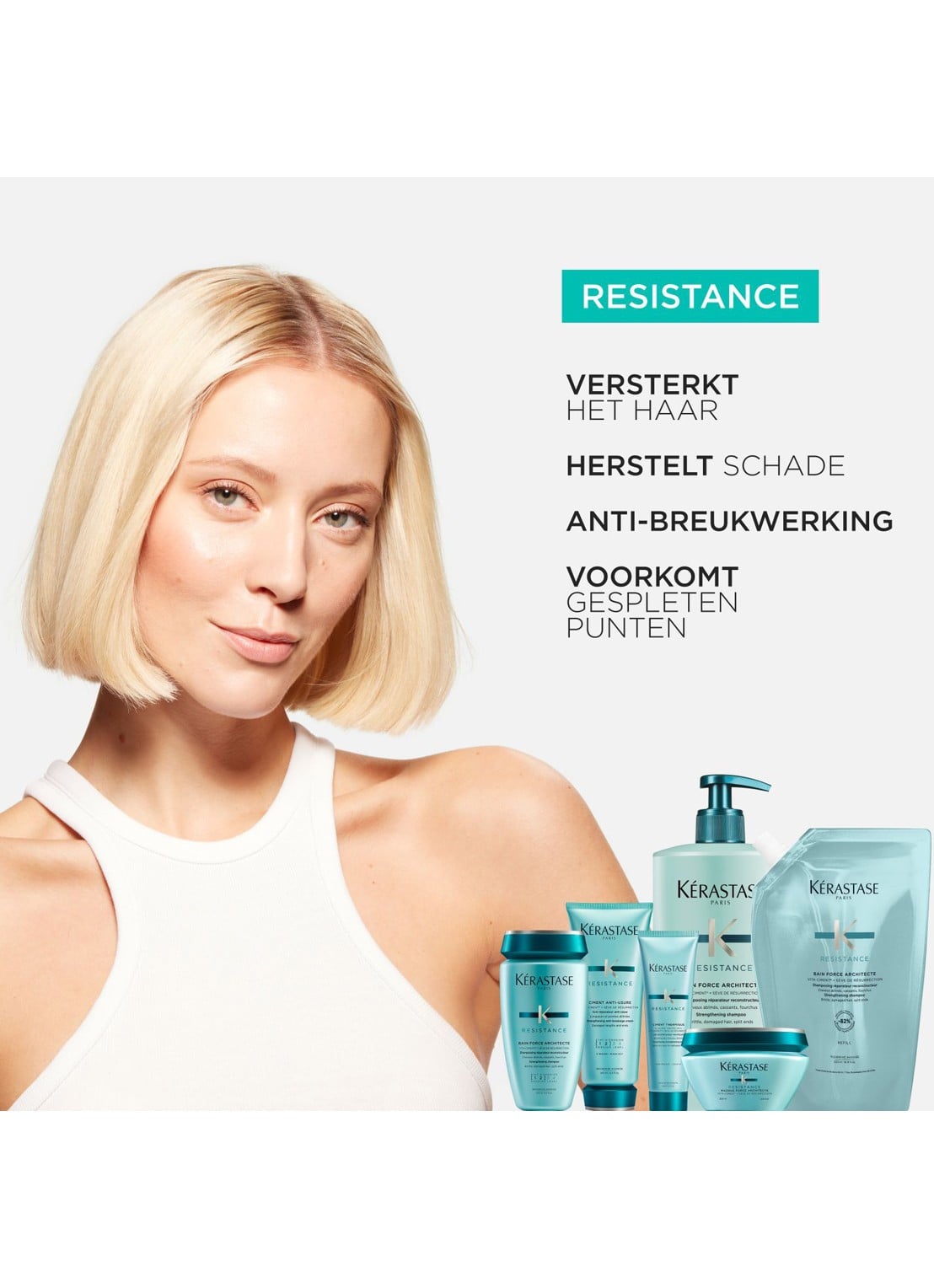 Kérastase Résistance Bain Force Architecte - shampoo - voorkant 3 undefined