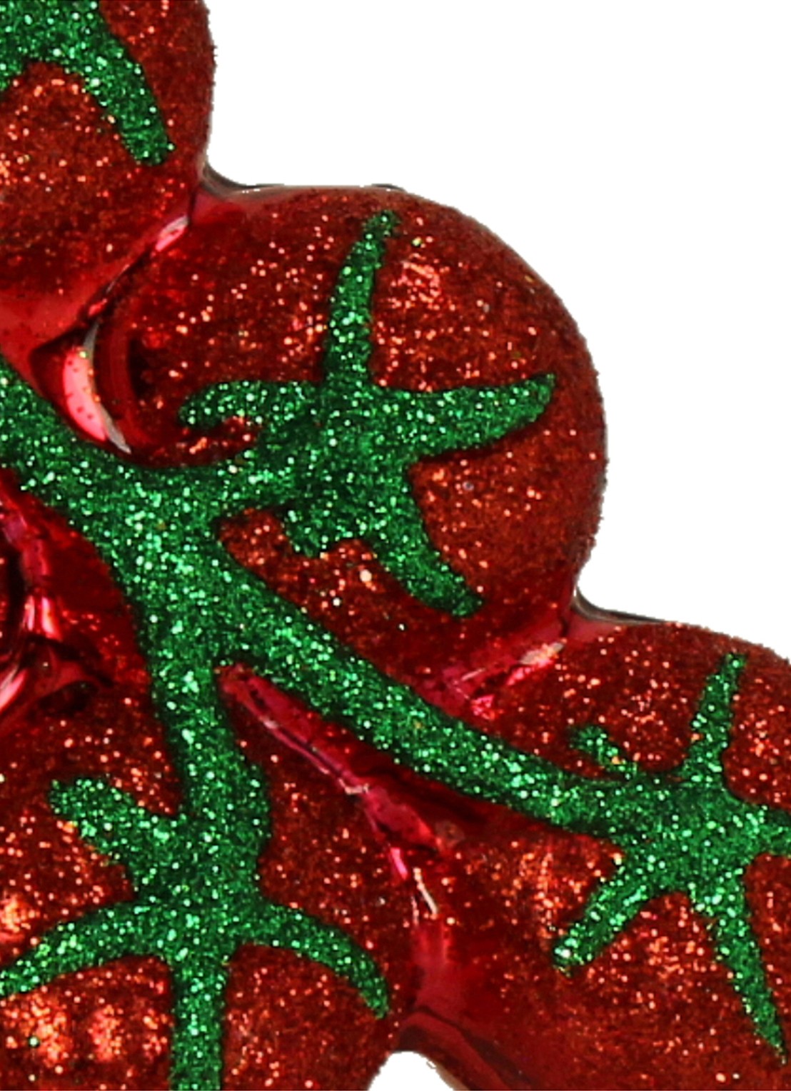 Kersten Cherrytomaat kersthanger 12,4 cm - detail 5 rood