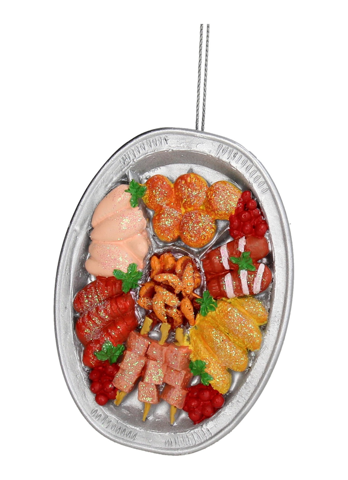 Kersten Gourmet kersthanger 9,5 cm - voorkant rood