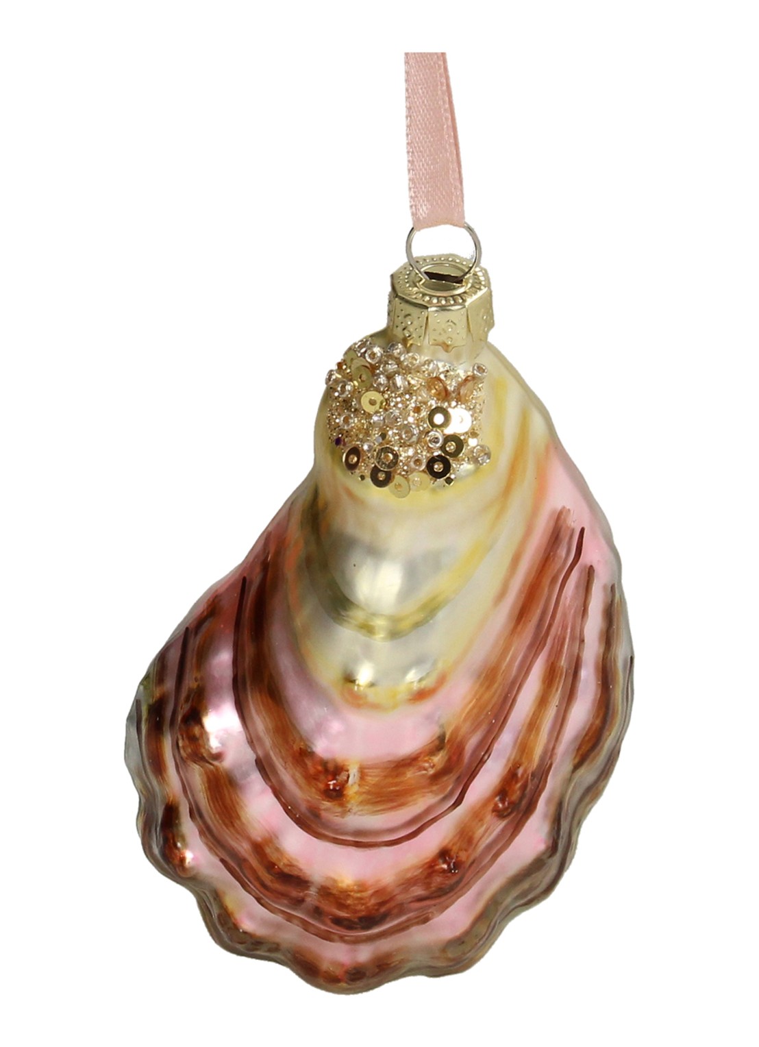 Kersten Oester kersthanger 10,8 cm - achterkant 3 goud