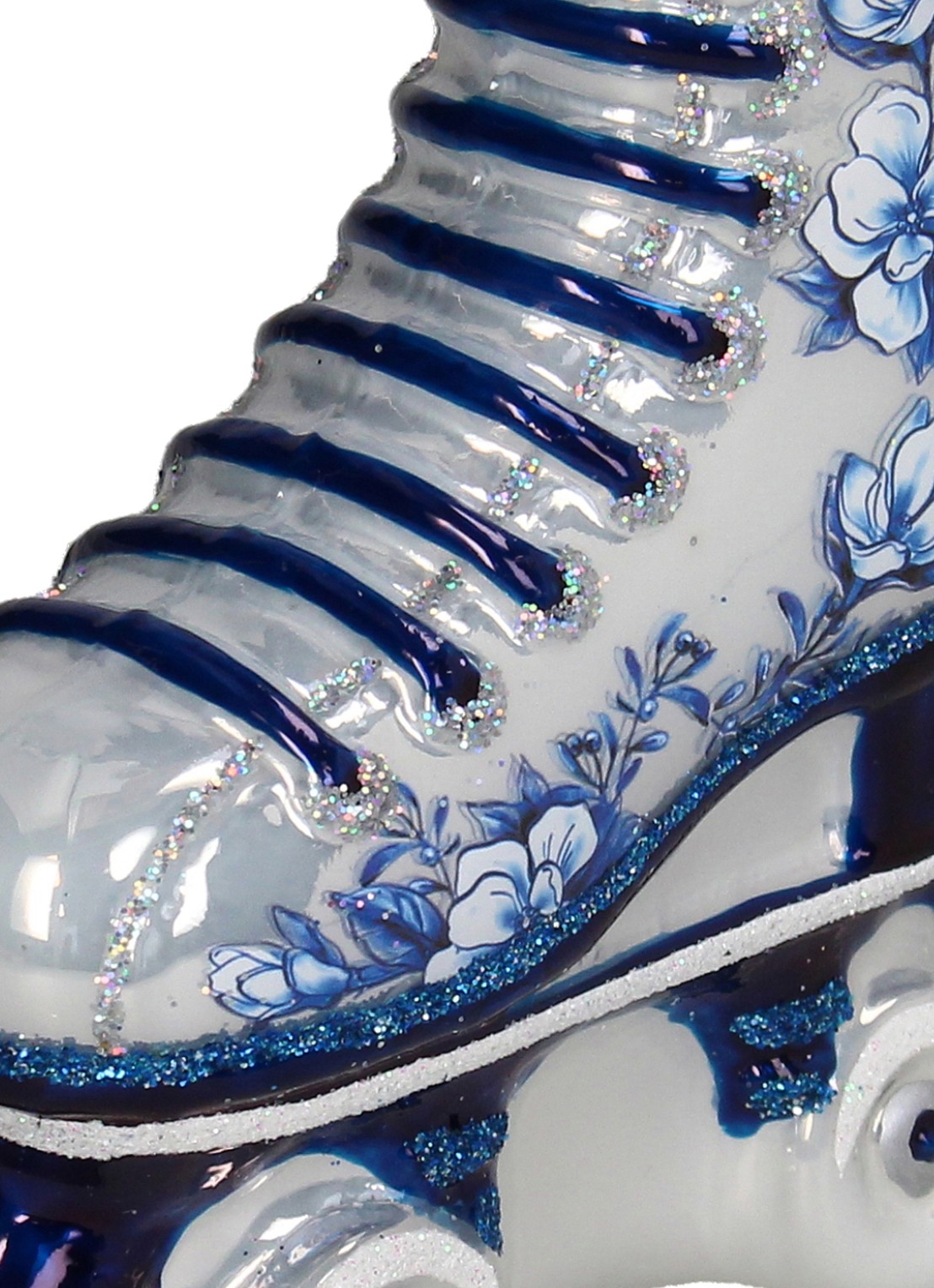 Kersten Rollerschaats kersthanger 12,2 cm - detail 2 blauw