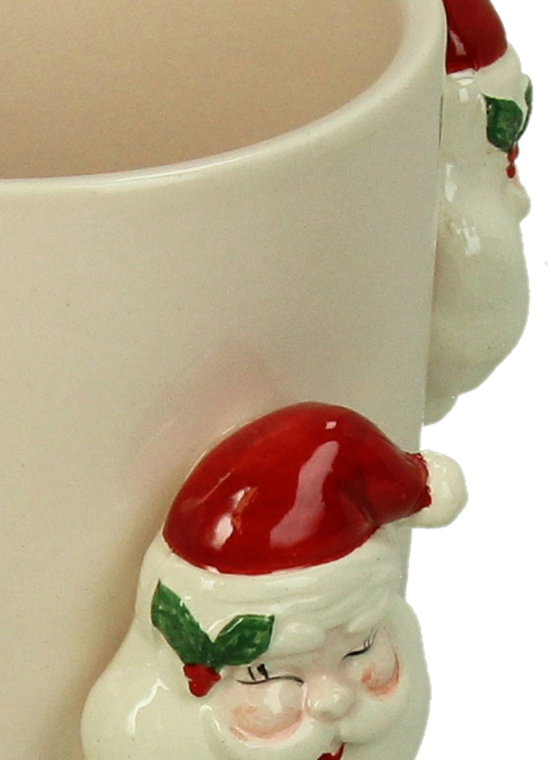 Kersten Santa bloempot voor binnen 12,5 cm - detail creme