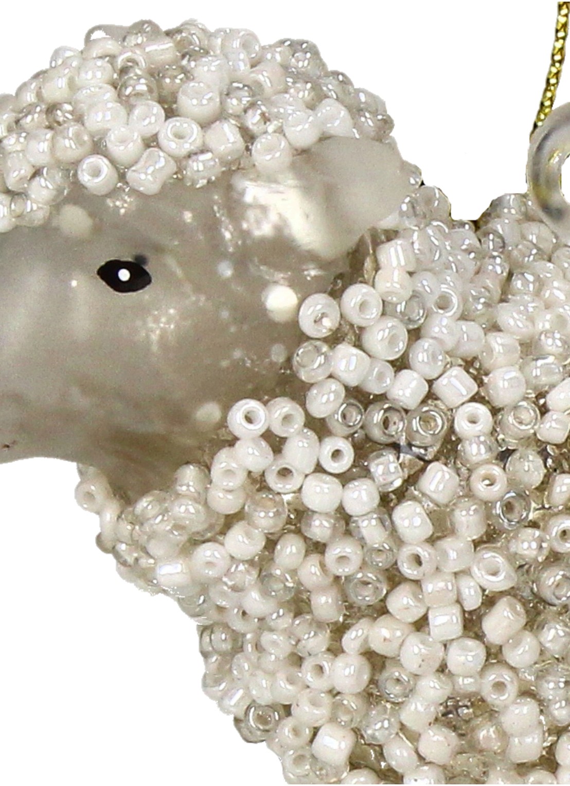 Kersten Schaap kersthanger 10,5 cm - detail wit