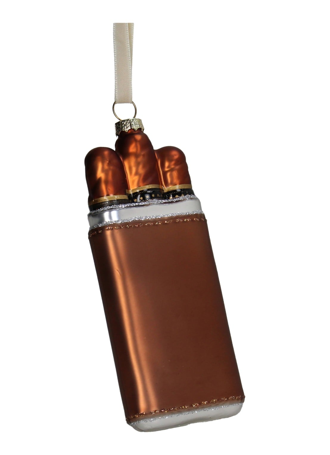 Kersten Sigaren kersthanger 11 cm - achterkant 2 bruin