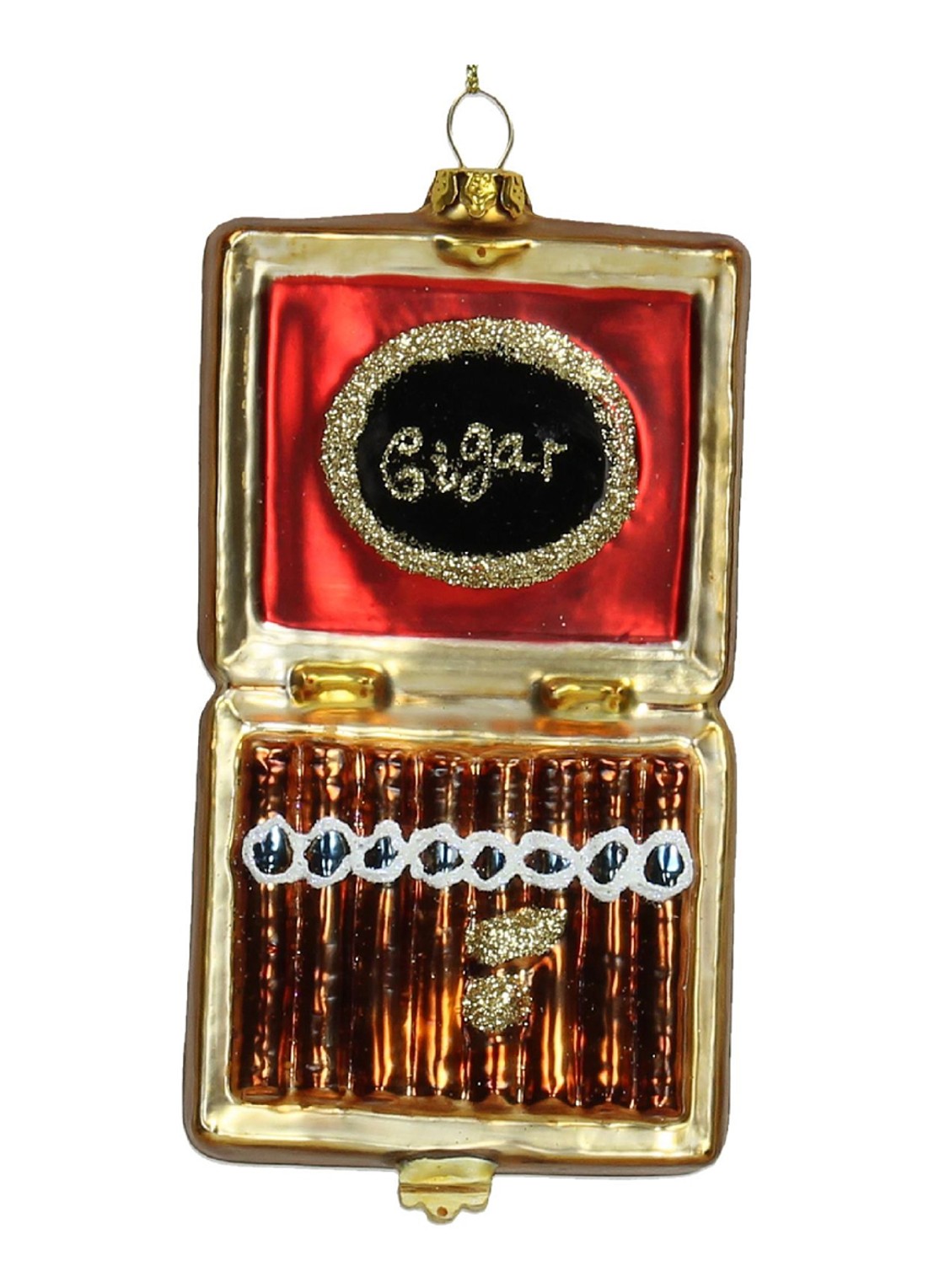 Kersten Sigaren kersthanger 13 cm - detail 4 goud
