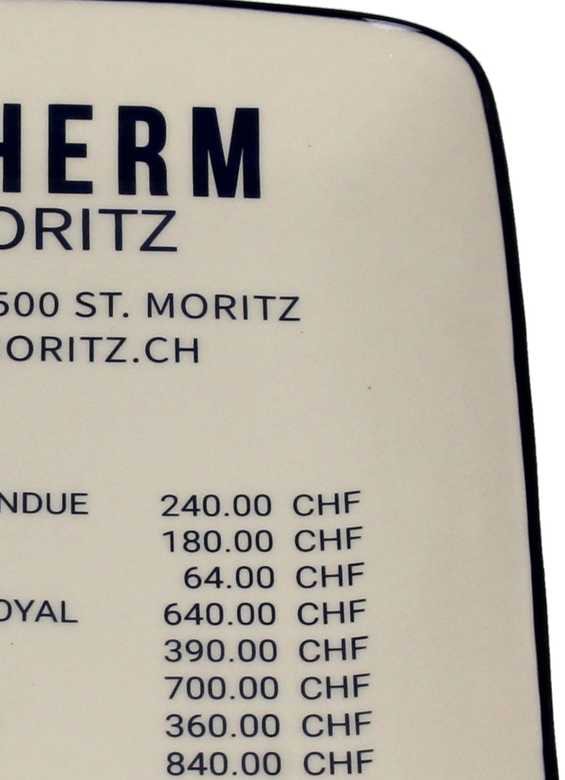 Kersten St. Moritz serveerschaal 30,8 cm - detail ivoor