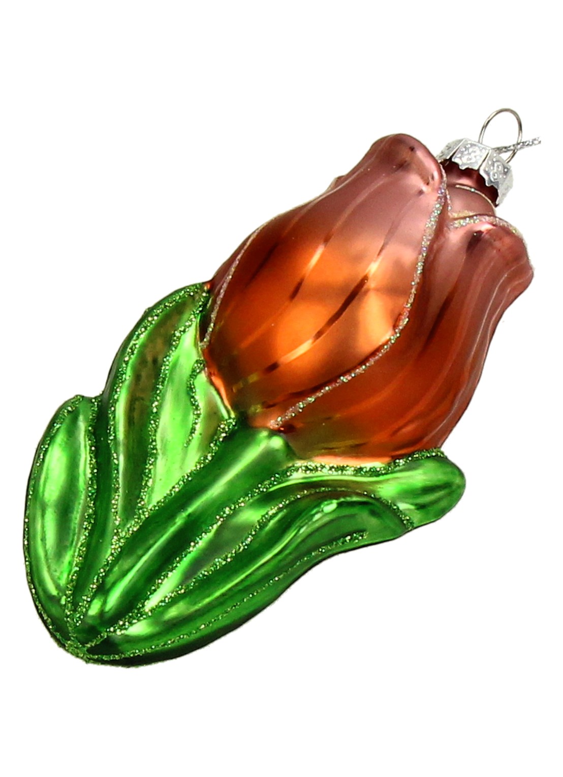 Kersten Tulp kersthanger 10 cm - detail 3 paars