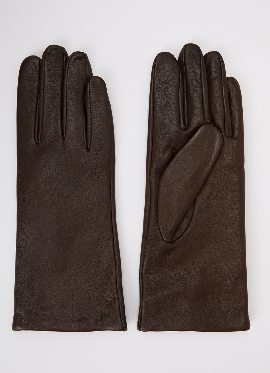 Kessler Ava handschoenen van leer met touchscreen functie - voorkant camel
