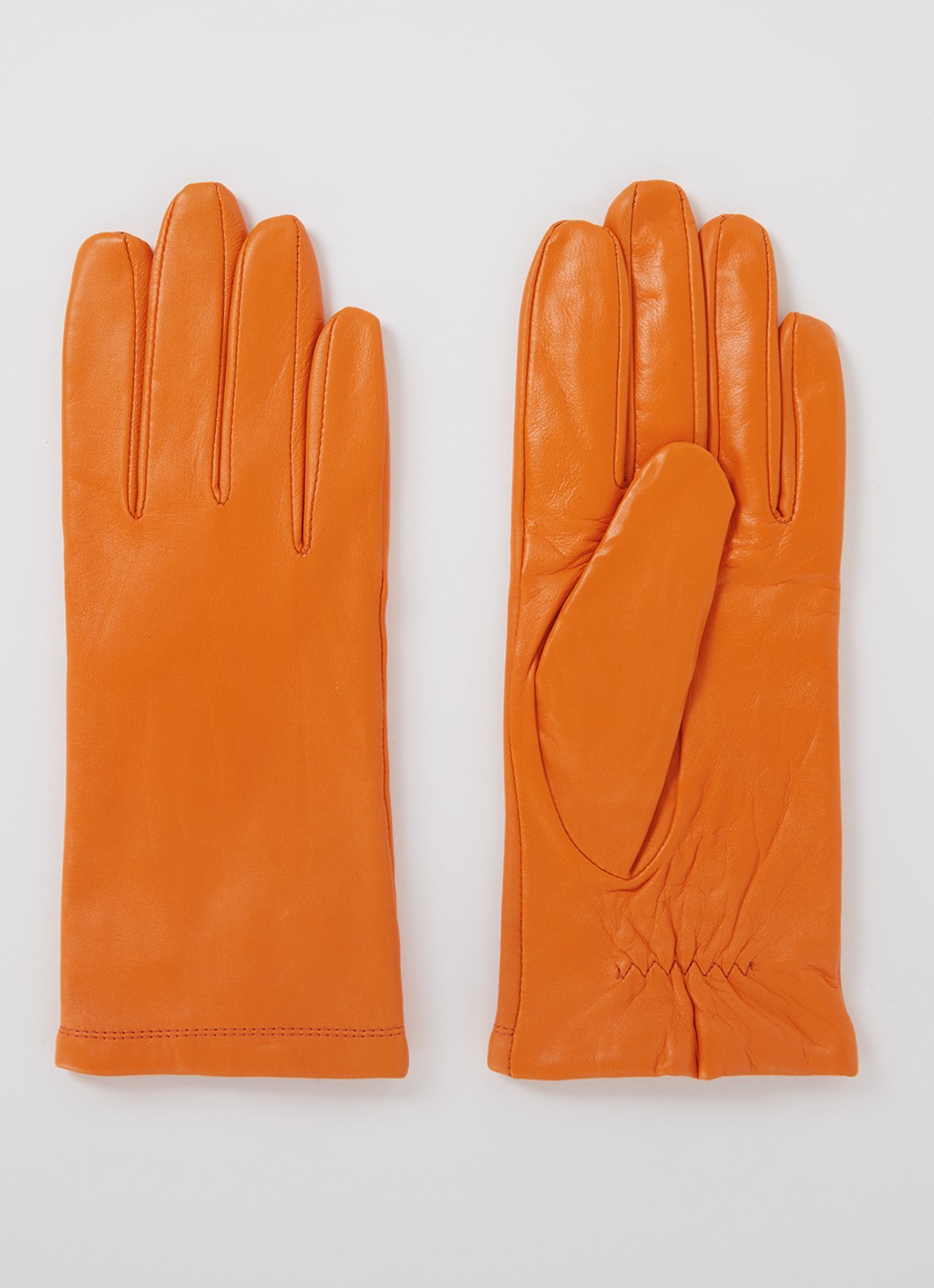 Kessler Chelsea Touch handschoenen van leer - voorkant oranje