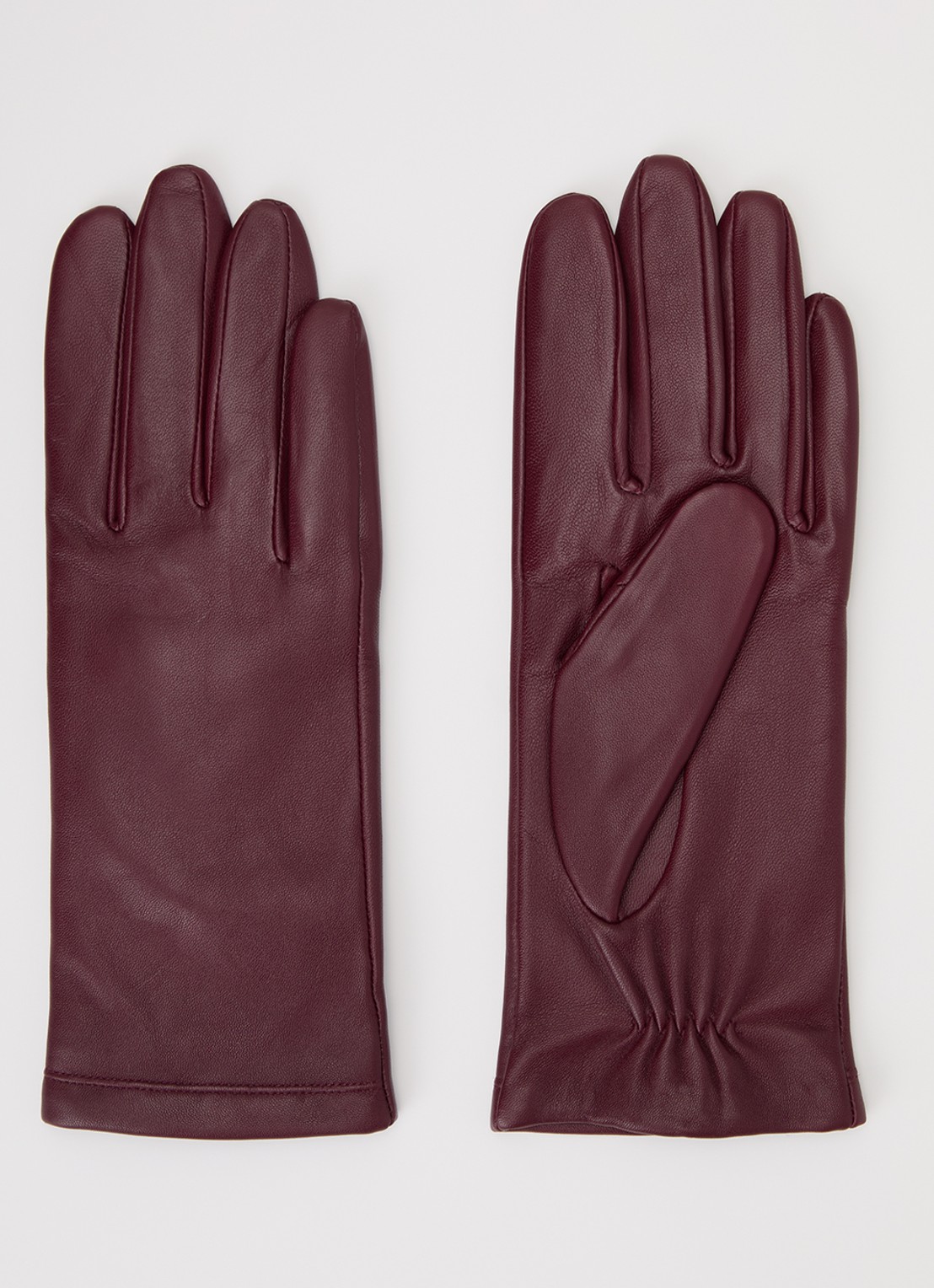 Kessler Chelsea Touch handschoenen van leer - voorkant bordeauxrood