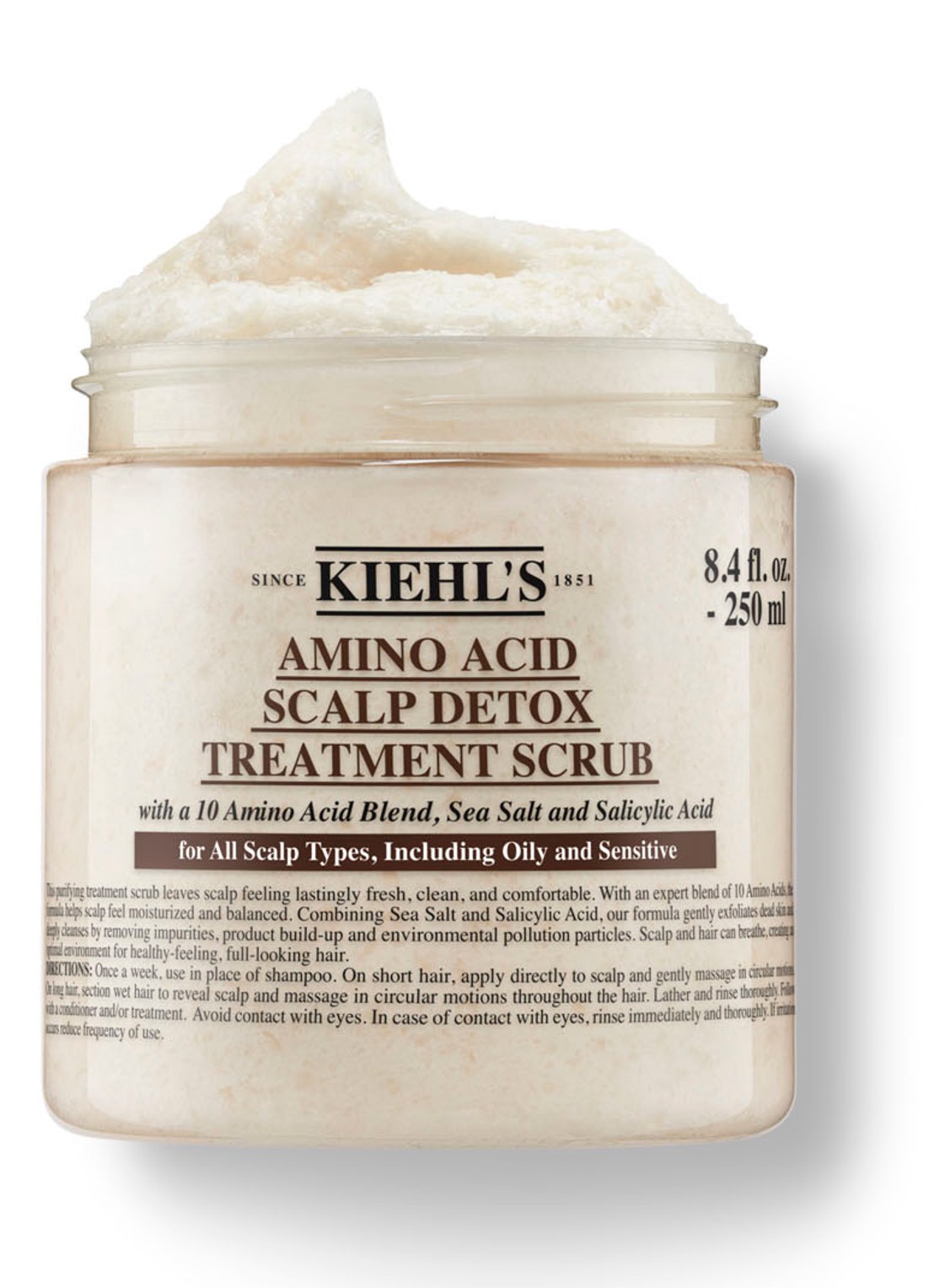 Kiehl's Amino Acid Scalp Detox Treatment Scrub - hoofdhuidscrub - voorkant 2 undefined