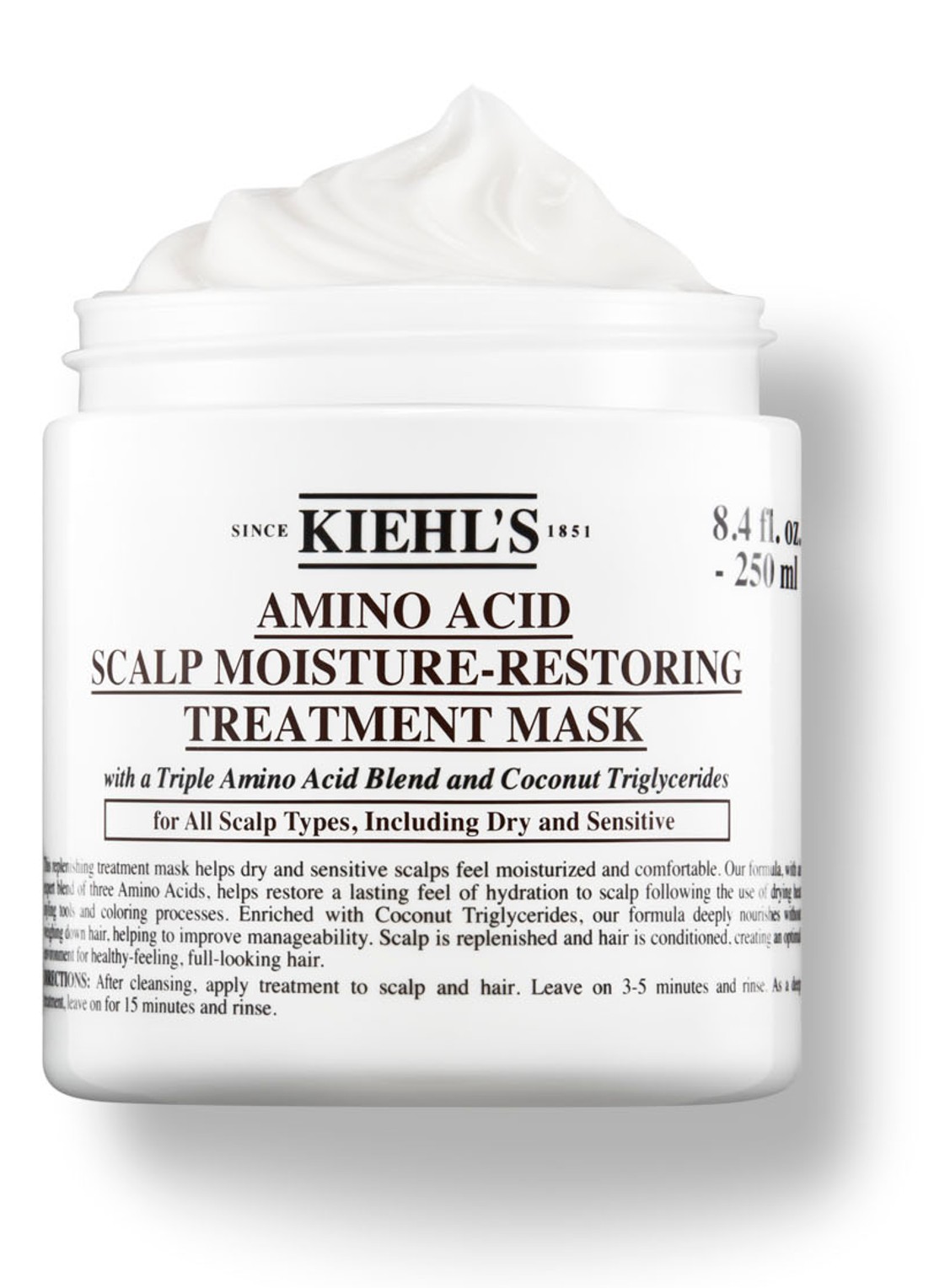 Kiehl's Amino Acid Scap Moisture-Restoring Treatment Mask - haarmasker - voorkant 2 undefined