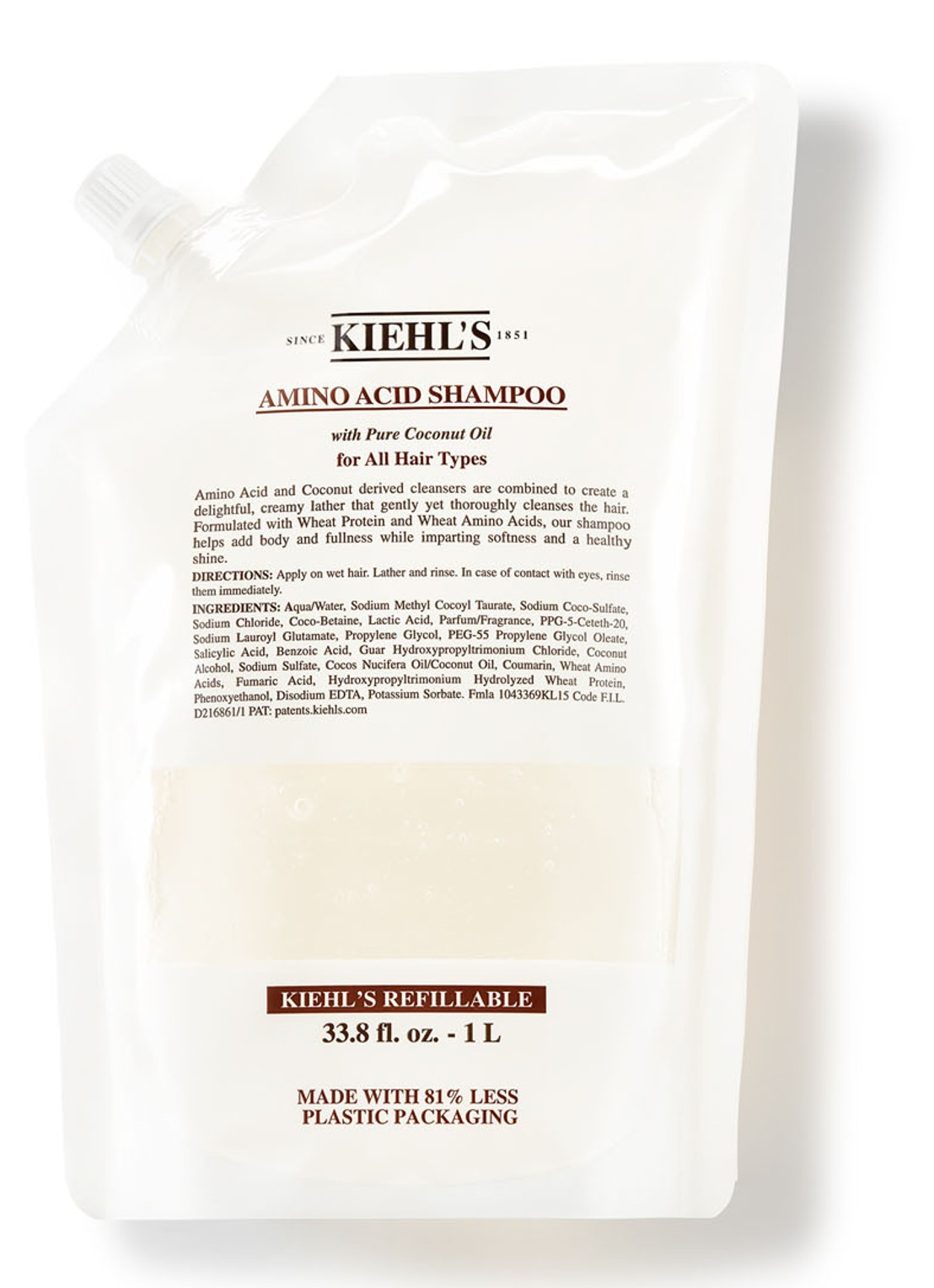 Kiehl's Amino Acid Shampoo - navulling - voorkant 4 undefined