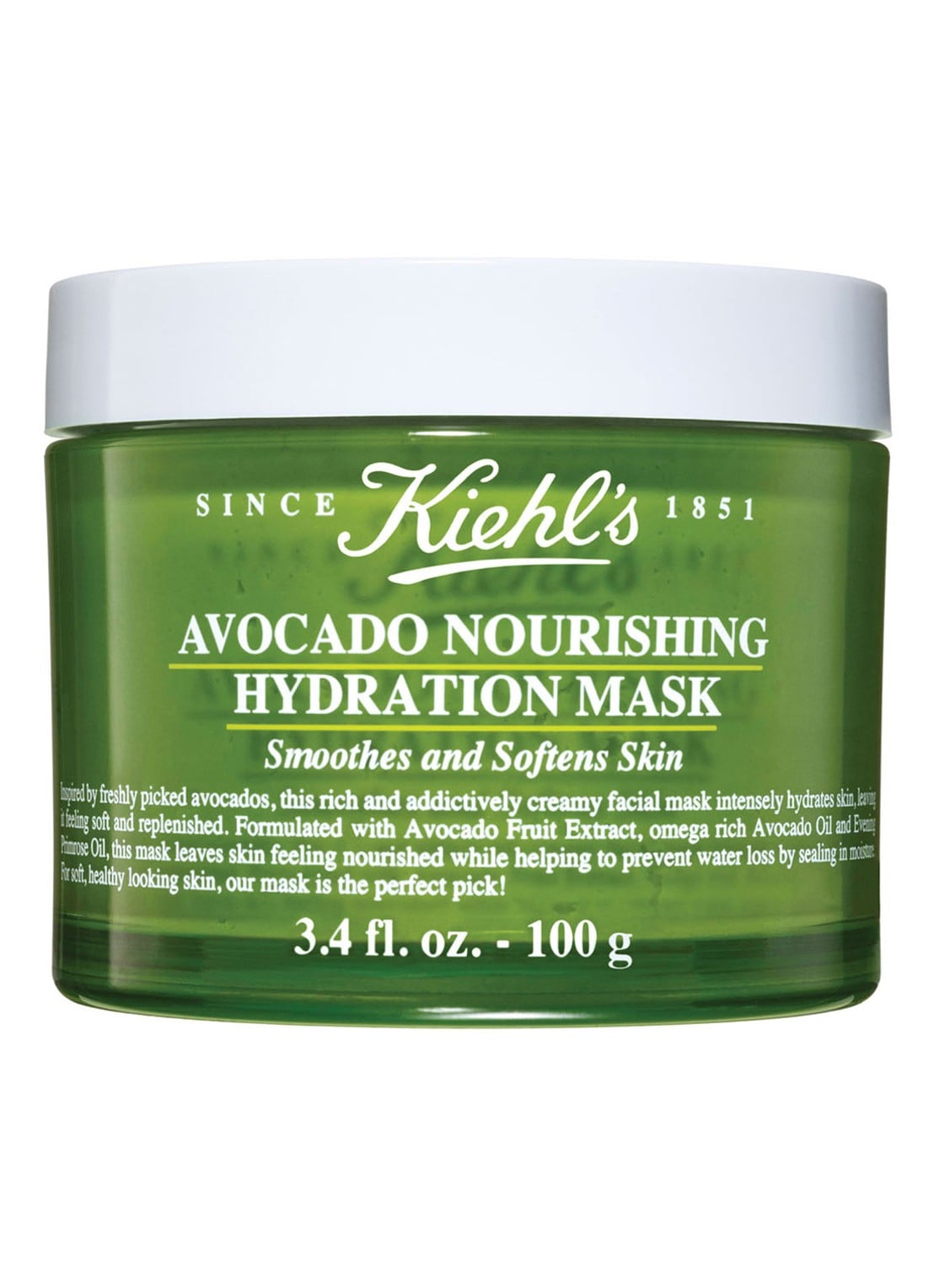 Kiehl's Avocado Nourishing Hydration Mask - Limited Edition gezichtsmasker - voorkant 3 undefined