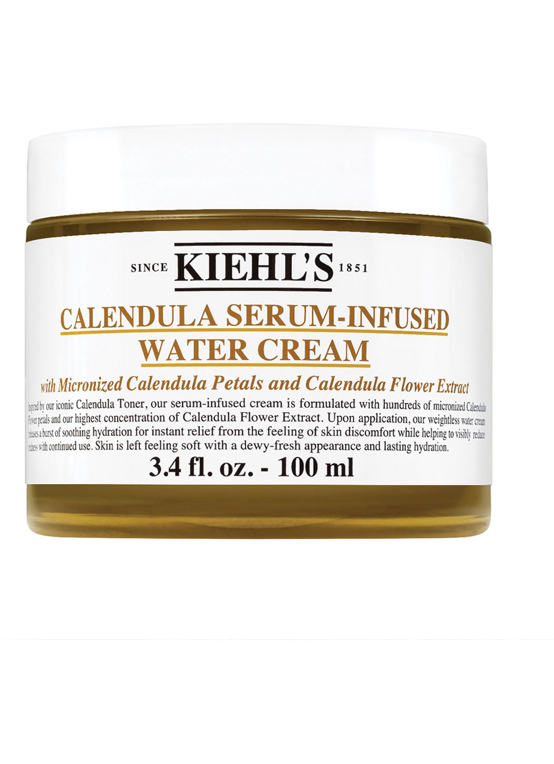 Kiehl's Calendula Serum-Infused Water Cream - hydraterende dagcrème - voorkant undefined