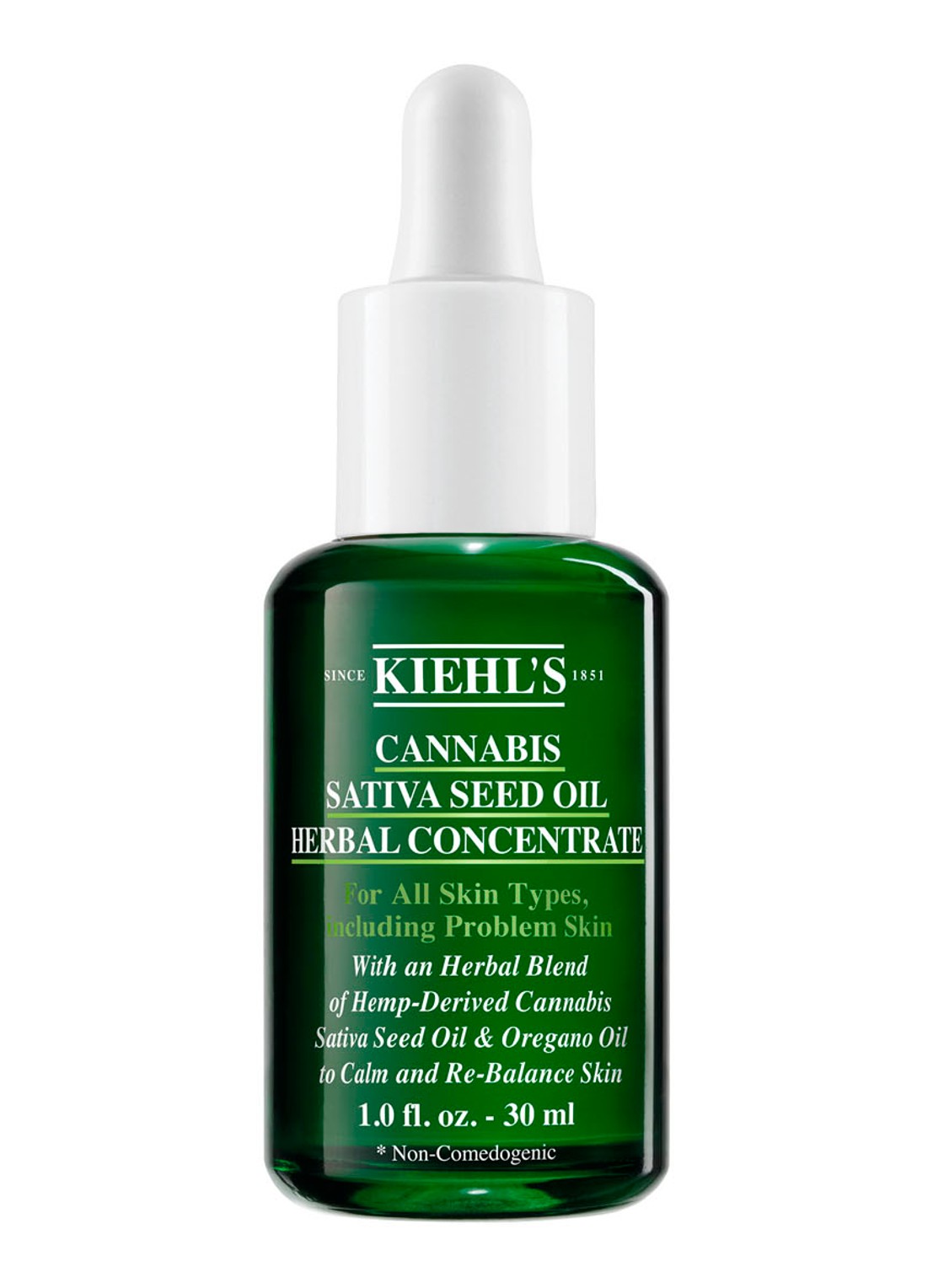 Kiehl's Cannabis Sativa Seed Oil Herbal Concentrate - gezichtsolie - voorkant undefined