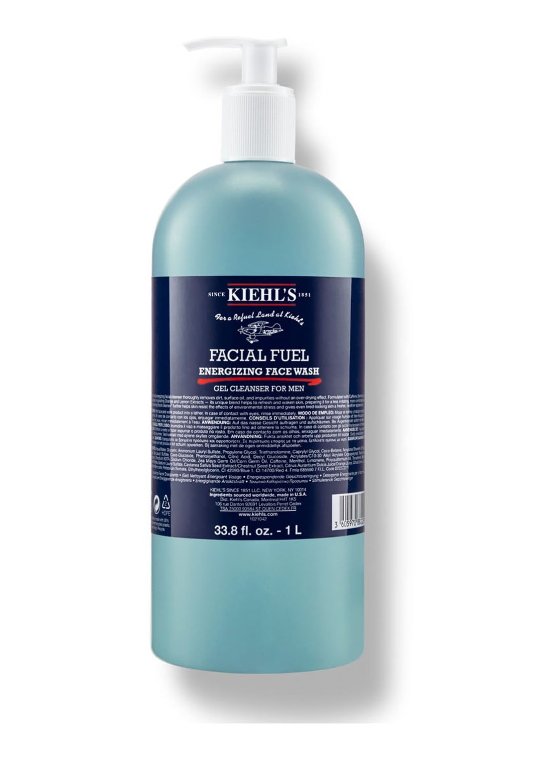 Kiehl's Facial Fuel Energizing Facewash - gezichtsreiniger - voorkant 3 undefined