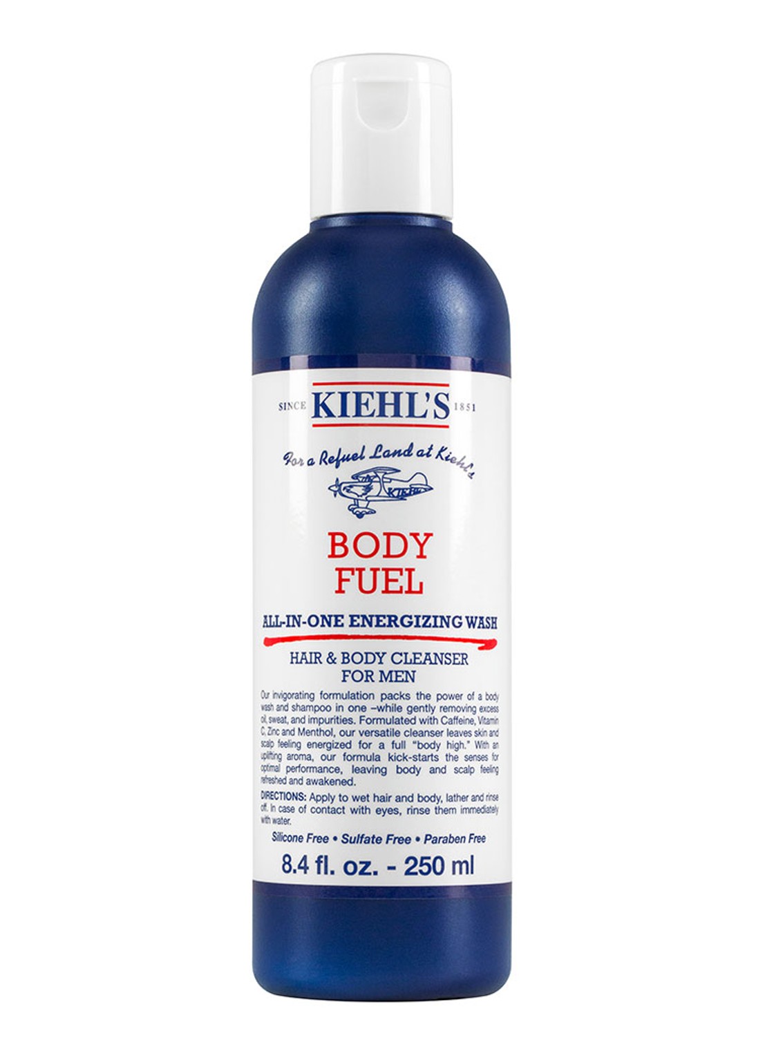 Kiehl's For Men Body Fuel Wash - shampoo, douchegel & gezichtsreiniger - voorkant undefined