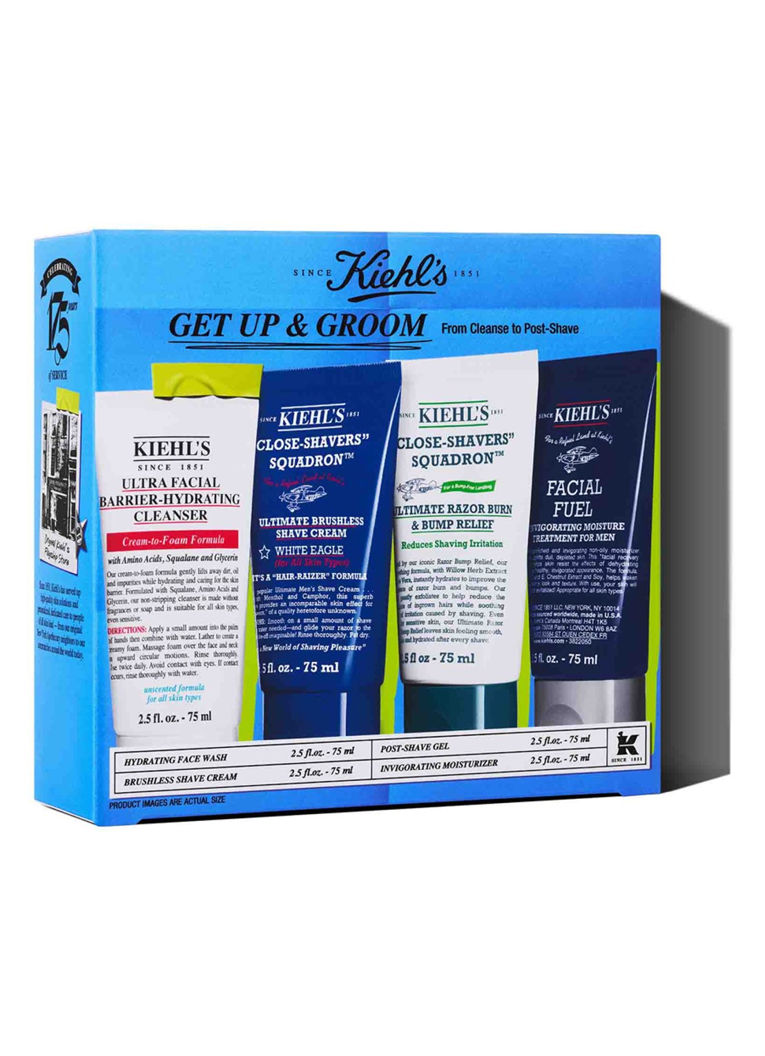 Kiehl's Get Up and Groom Set - verzorgingsset  - voorkant 2 undefined
