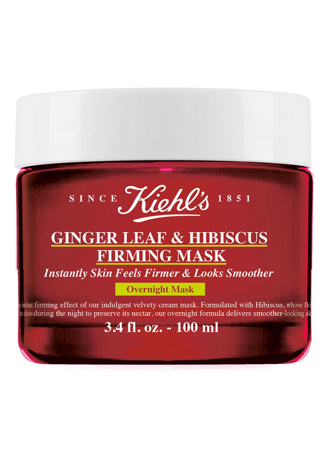 Kiehl's Ginger Leaf & Hibiscus Firming Mask - nachtmasker - voorkant undefined
