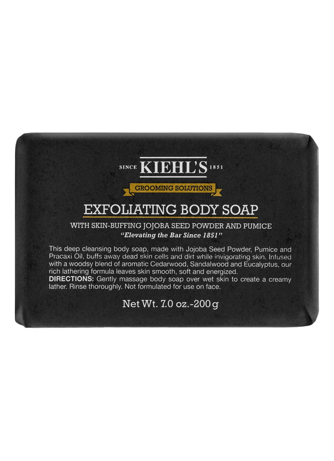 Kiehl's Grooming Solutions Bar Soap - scrub zeep - voorkant undefined