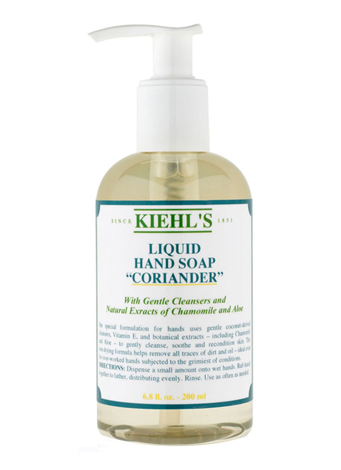 Kiehl's Kiehls Liquid Soaps Coriander - handzeep - voorkant undefined