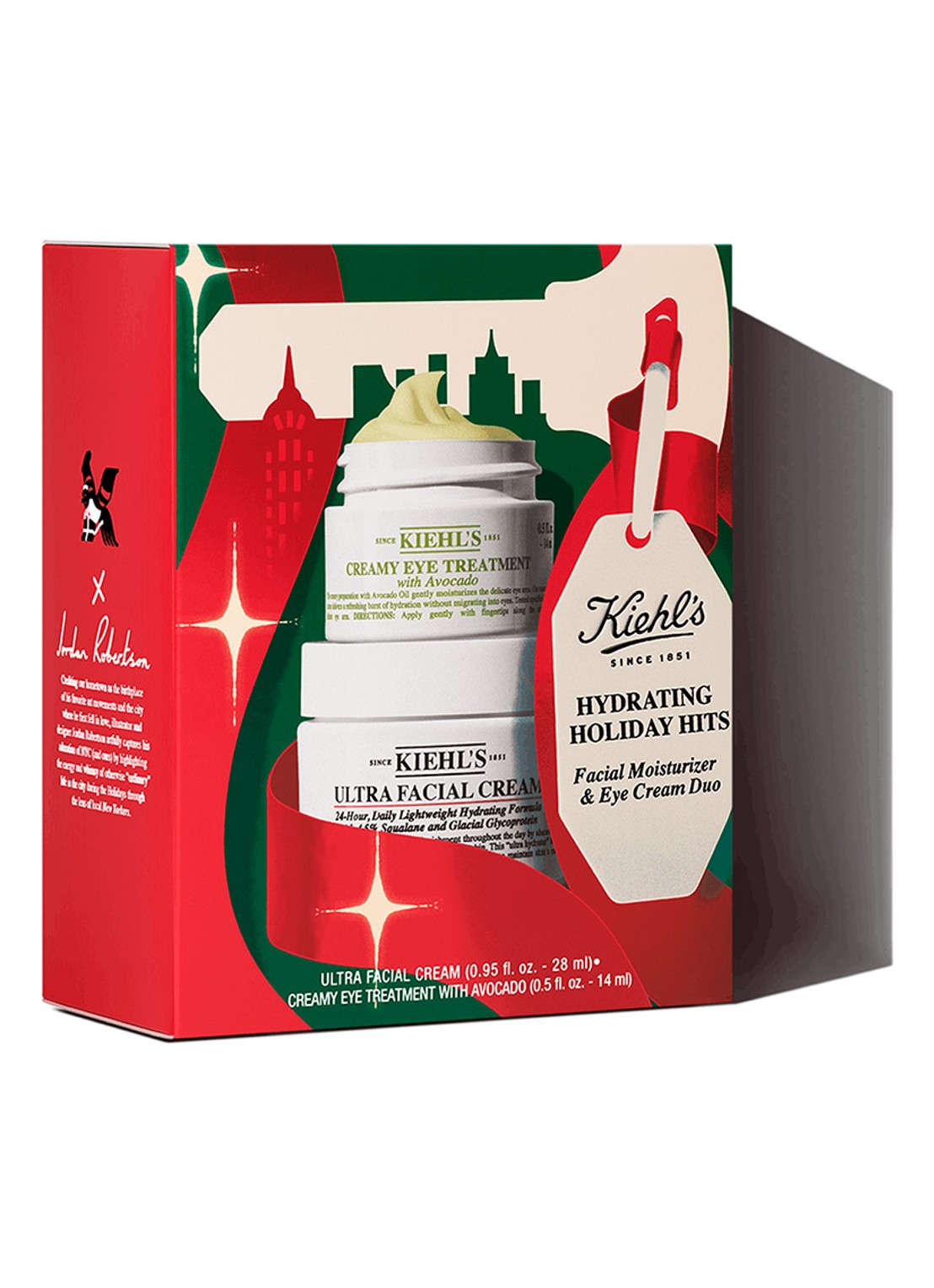 Kiehl's Merry & moisturized set - gezichtscrème en oogcrème - voorkant undefined