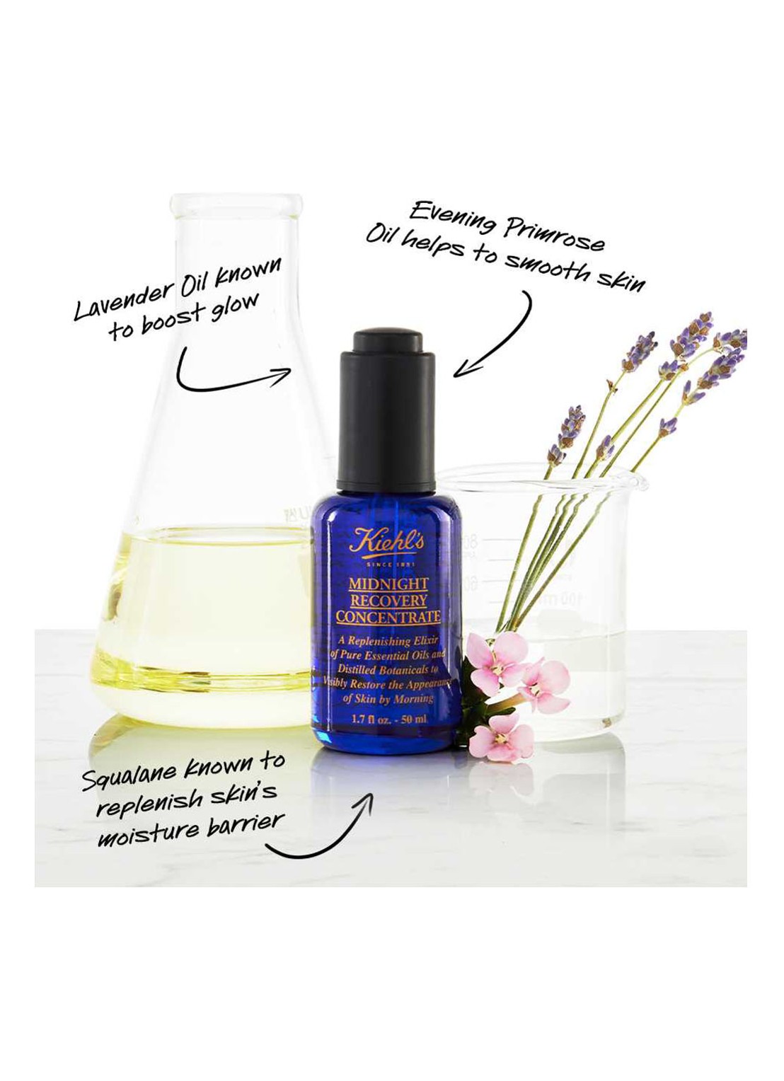 Kiehl's Midnight Recovery Concentrate - gezichtsolie - detail 3 undefined