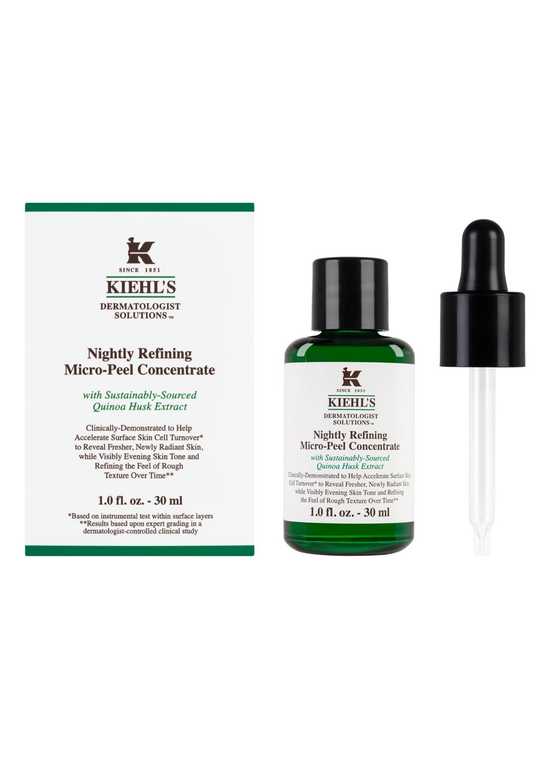 Kiehl's Nightly Refining Micro-Peel Concentrate - Limited Edition peeling - voorkant 2 undefined