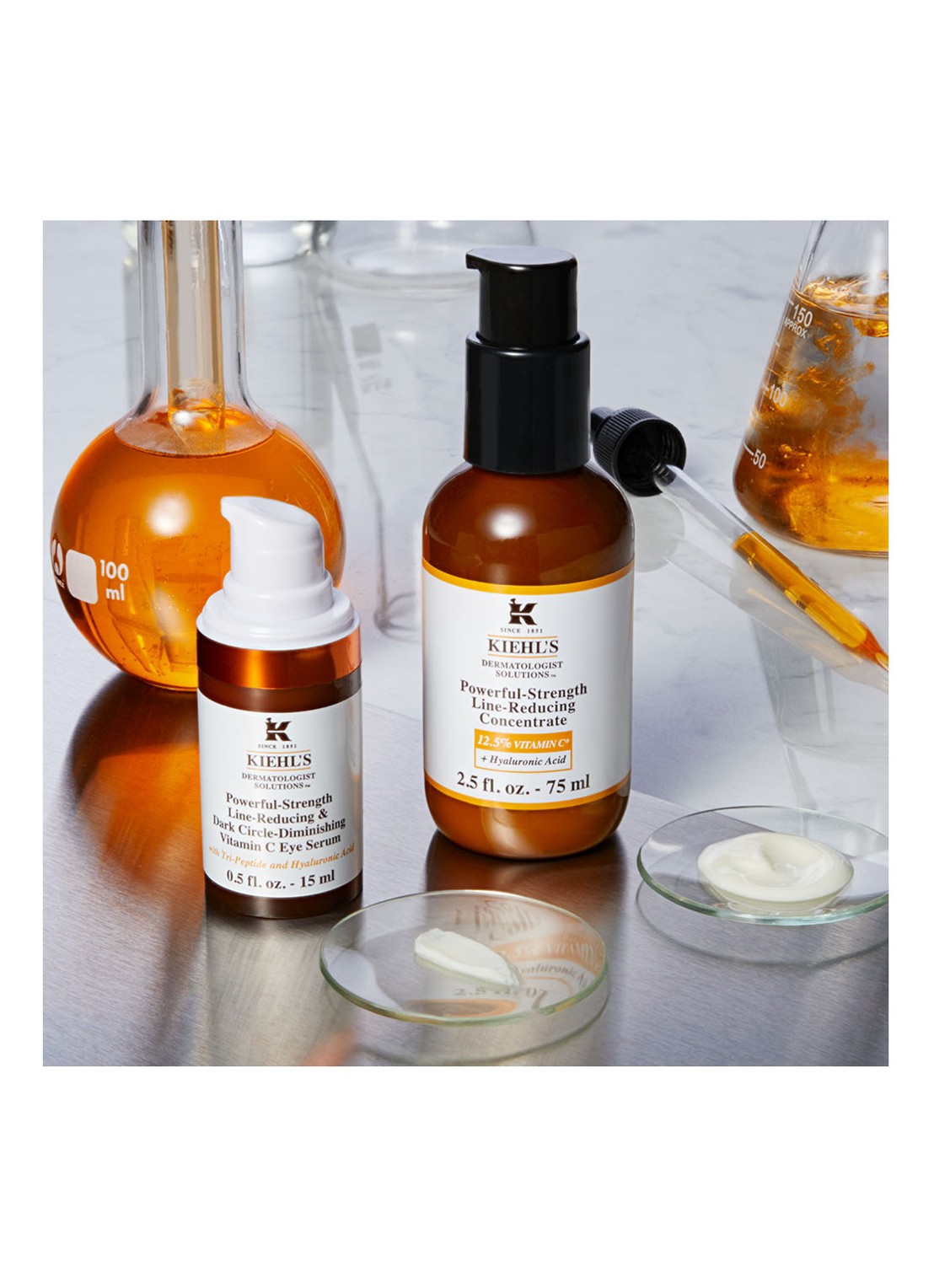 Kiehl's Powerful-Strength Line-Reducing & Dark Circle-Diminishing Vitamin C Eye Serum - oogserum - voorkant 2 undefined